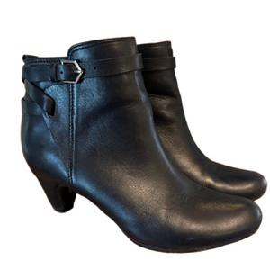 SAM EDELMAN Maddox Women's Black Leather Boot 6M